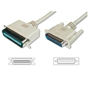 2M IEEE1284 PARALLEL PRINTER CABLE