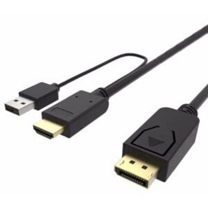 2M HDMI/A TO DISPLAYPORT CABLE M/M