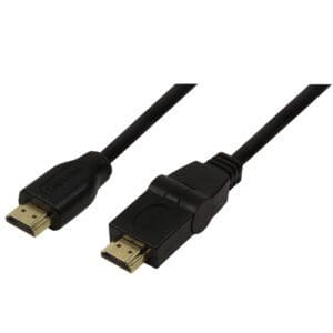 LOGILINK 1.8M HDMI A/M TO 180 DEGREE SWIVEL A/M CABLE