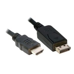 2M DISPLAYPORT 1.4 TO HDMI 2.0 CABLE M-M - ACTIVE