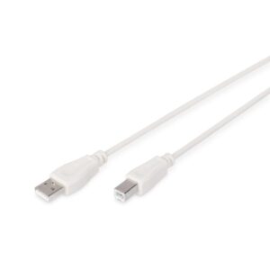 5M USB 2.0 A to B Cable - Beige