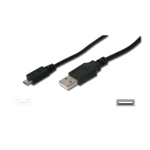 USB A Male to USB Micro B Male Cable