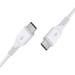 2M USB-C-C - 2 Gbps / 100W PD CHARGING CABLE  (P-P) - WHITE