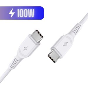 USB C Charging Cable - 2Gbps / 1000W (PD) - White