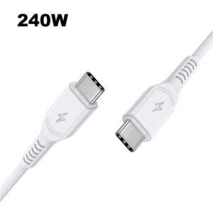 2M USB-C to USB-C - 240W PD Charging Cable (P-P) - White