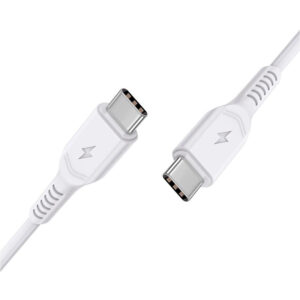 USB-C-C - 2 Gbps / 240W PD CHARGING CABLE  (P-P) - WHITE