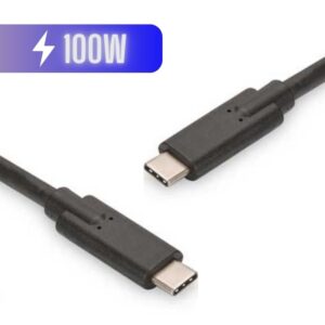 USB C Charging Cable - 2Gbps / 1000W (PD) - Black