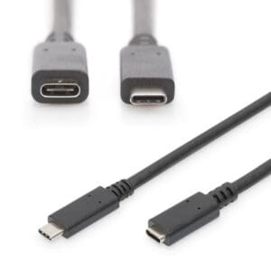 2M USB TYPE C MALE TO FEMALE EXTENSION CABLE - GEN.1
