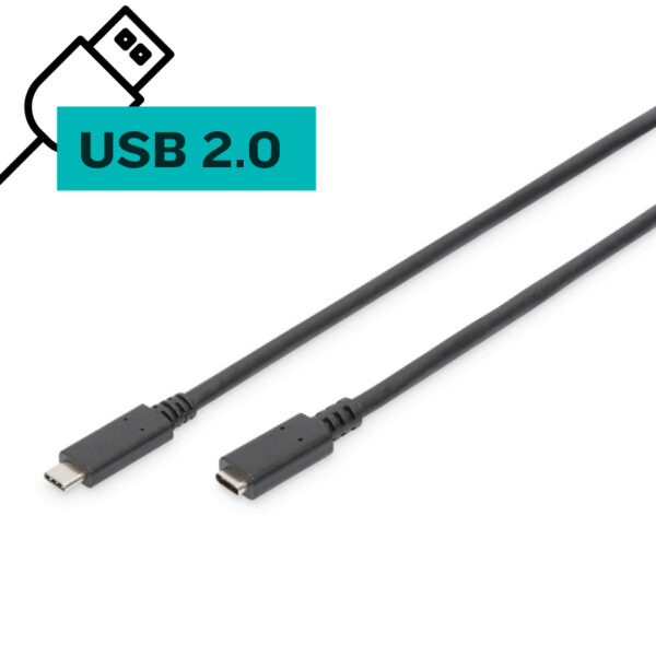 DIGITUS USB TYPE C EXTENSION CABLE - USB 2.0