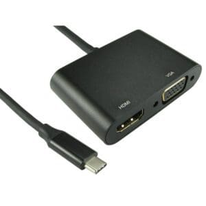 USB TYPE-C TO HDMI & VGA ADAPTER / SPLITTER