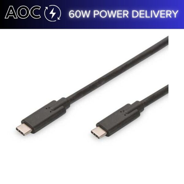 USB TYPE C AOC GEN.2 CABLE - 5GB / 60W / ALT MODE