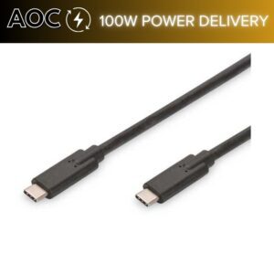 10M USB-C to USB-C AOC GEN.2 Cable 10GB / 100W / 8K Alt Mode