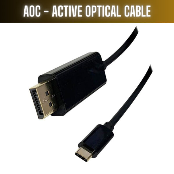 10M USB TYPE C TO DISPLAYPORT CABLE (M-M) - AOC