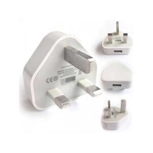 1 PORT 10.5W / 2.1A 5V DC USB COMPACT CHARGER - WHITE