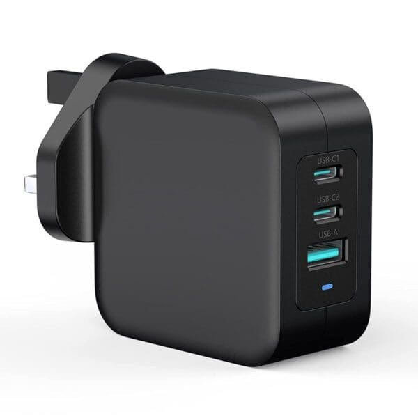 3 PORT 1X USB A QC3 & 2 X USB-C PD CHARGER - 100W