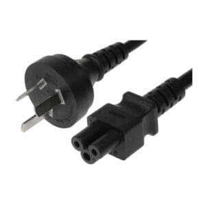 2M CHINESE MAINS PLUG TO C5 CLOVER LEAF SOCKET CABLE