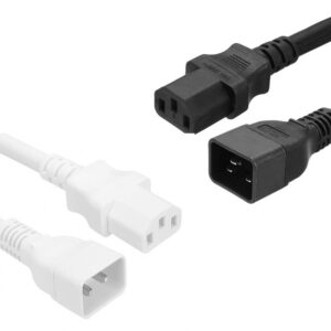 C20 Plug to C13 Socket IEC Power Extension Cable