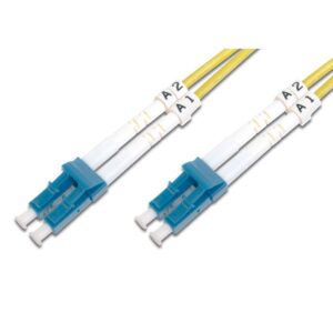 OS2 9/125 LC-LC DLX 2.8mm FIBRE OPTIC CABLE - YELLOW