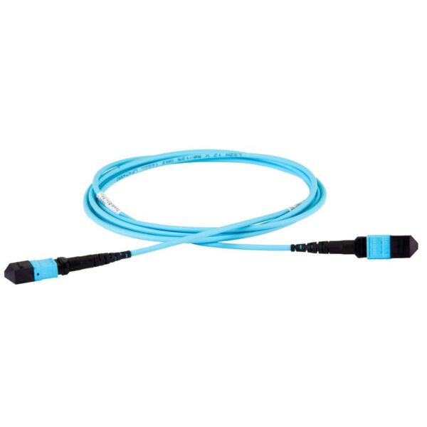 MPO - MPO PATCH LEAD - 50/125um - OM3 AQUA