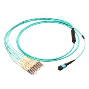 2M MTP/MPO FAN OUT CABLE - 8 X LC MULTIMODE 50/125um - OM4