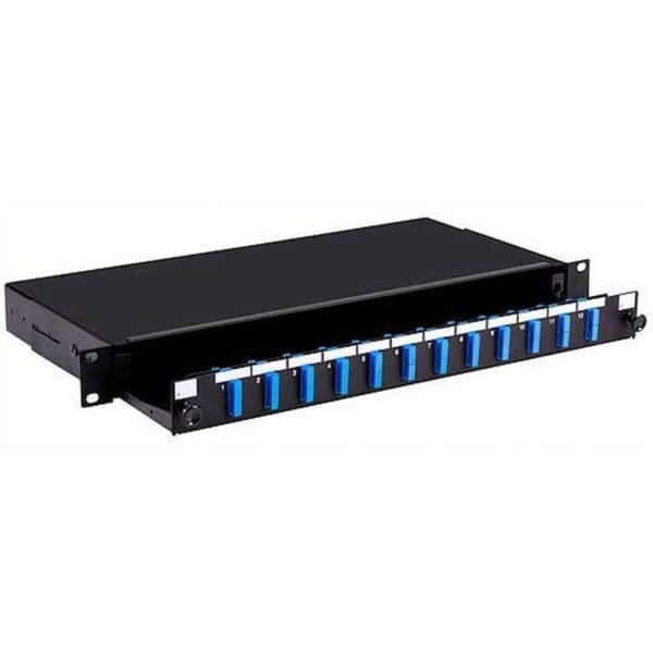 12 PORT DUPLEX (12+12) PORT SC SINGLE MODE PATCH PANEL