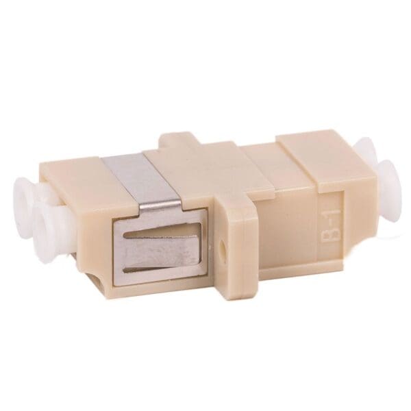 LC DUPLEX MULTI MODE FIBRE OPTIC MODULE -  BEIGE F/F