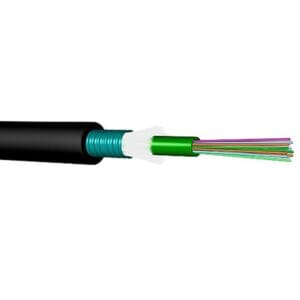 4 CORE CST ARMOURED LOOSE TUBE CABLE LSZH - OM3 BLACK / MTR.