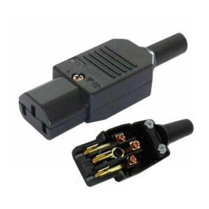 10 Amp C13 IEC 320 Rewireable Socket Connector - Kaiser
