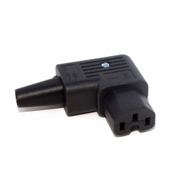 C15 REWIREABLE RIGHT ANGLED HOT CONDITION IEC SOCKET