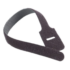 150 x 12mm Hook & Loop Cable Tie - Black (50Pcs)