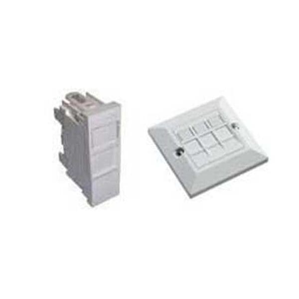 EXCEL RJ45 CAT.6 LOW PROFILE MODULE - SLIM WIDTH