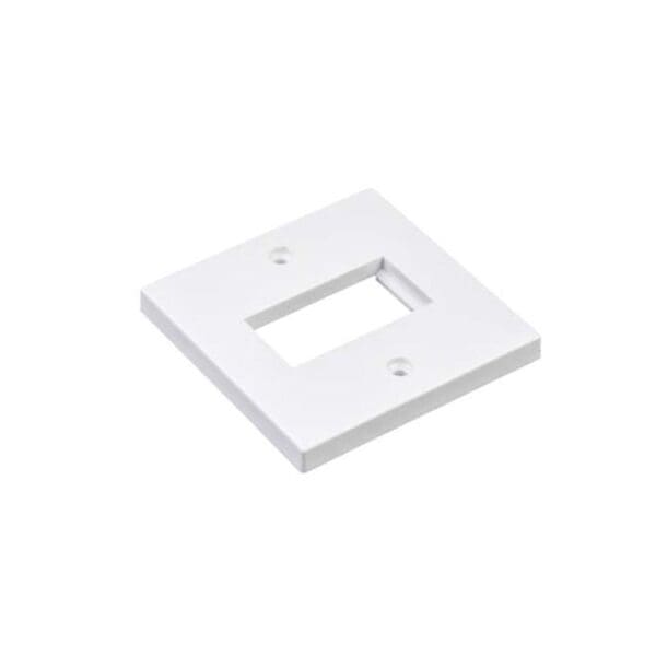 86x86mm MODULAR FACEPLATE - 1 GANG / 1 MODULE 25x50mm