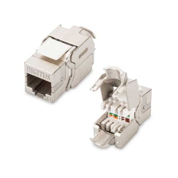 CAT.6 KEYSTONE JACK TOOLLESS IDC MODULE - SHIELDED