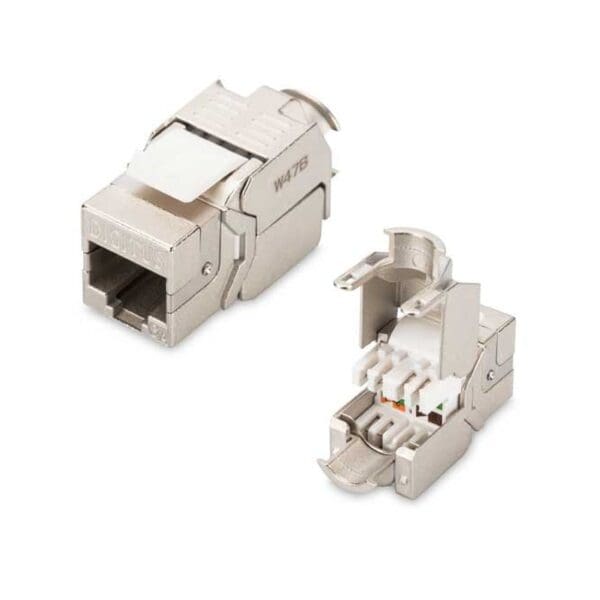 CAT.6A KEYSTONE JACK TOOLLESS IDC MODULE - SHIELDED