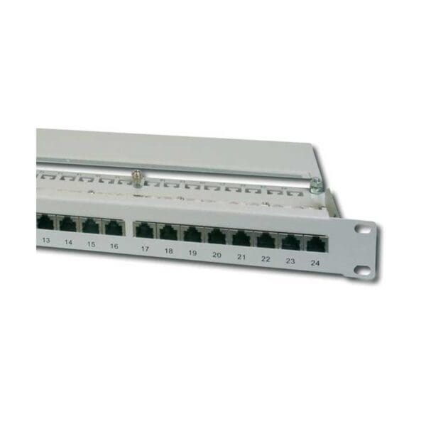 24 PORT CAT.6 SHIELDED PATCH PANEL - 1U