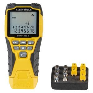 KLEIN TOOLS CABLE TESTER KIT - SCOUT PRO 3 TESTER & REMOTES