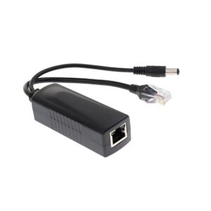 ACTIVE POE SPLITTER ADAPTER - 48V TO 12V 1 AMP POE INJECTOR