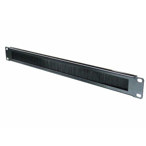 19 INCH RACK MOUNTING BRUSH STRIP PANEL - 1U