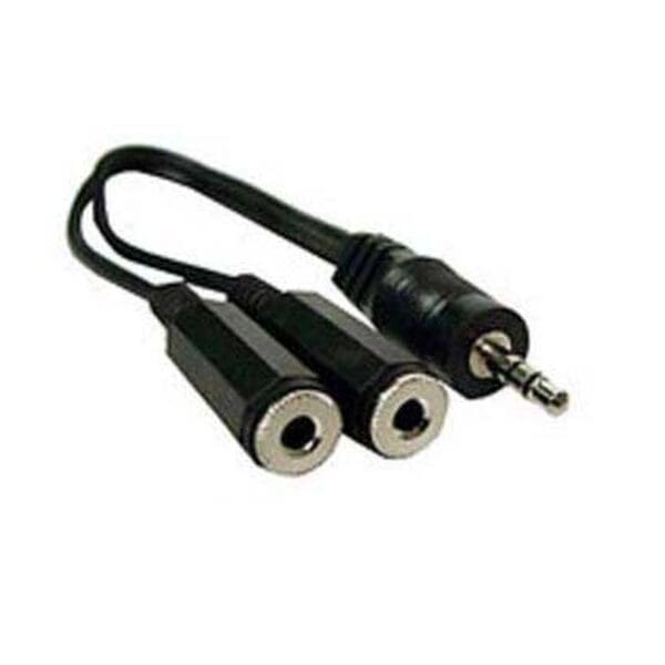 0.2M 3.5mm STEREO JACK SPLITTER M-F/F