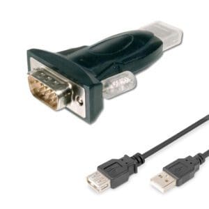 USB 2.0 TO DB9 SERIAL ADAPTOR + CABLE