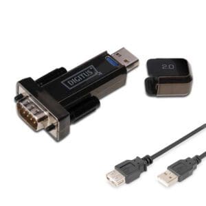 DIGITUS USB 2.0 TO DB9 SERIAL ADAPTOR /  CABLE