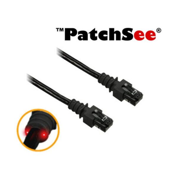 CAT.6A U-FTP PATCHSEE CABLE - BLACK