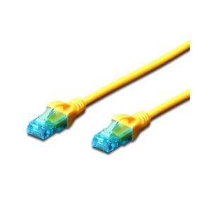 0.5M CAT.5e UTP PATCH CABLE - YELLOW