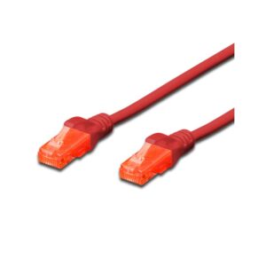 15M Cat.6 UTP LSZH Patch Cable - Red