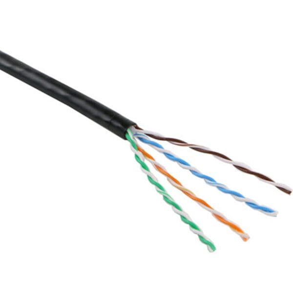 Cat.6 F-UTP PE External Installation Cable (305M Box)- Black