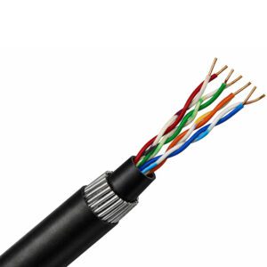 Cat.6 U/FTP Steel Wire Armoured External Cable - 100M