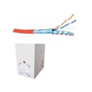CAT.6a S-FTP STRANDED PATCH CABLE LSZH (305M BOX) - RED