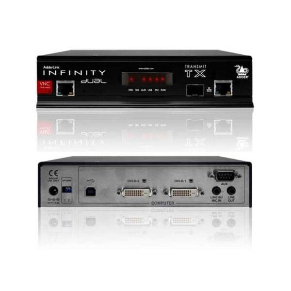 ALIF2112T ADDERLINK INFINITY DUAL DVI USB TR - GBIC+ VNC