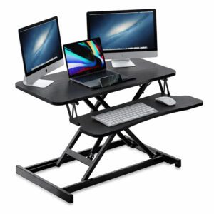 Proline Sit/Stand Desktop Workspace Riser - Black