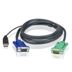2M KVM OCTOPUS CABLE - USB & VGA P-P